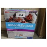 raised toilet seat for round toilets