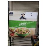 48ct quaker apples & cinnamon instant oatmeal