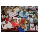 asst Christmas bag/decor/plates/to-go boxes/