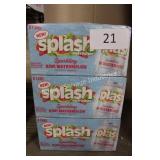 3-8ct splash kiwi watermelon sparkling water 1/26