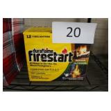 12ct indoor/outdoor duraflame firestart logs
