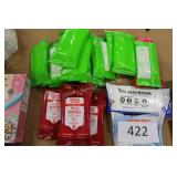 18ct asst antibacterial hand wipes