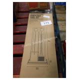 4pc steel twist design fireplace tool set