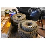 5 forklift tires