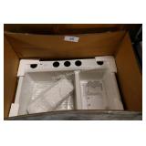 kohler cast iron double sink