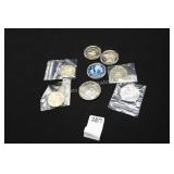 8ct commemorative coins (display)