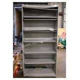 metal storage shelf w keys (damaged)