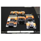 9 asst duracell batteries (display)