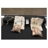 2 bags of pennies (display)