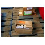 ctn of white sticky labels