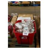 tote of hand sanitizers