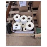 box of thermal shipping label rolls