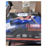 one large flooring recliner lounge for pool