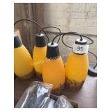 4 sets of hanging lights