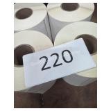 box of thermal printer shipping label