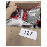 box of electric parts & accessories