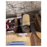 box of mix rolls of tape