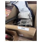 box of plumbing supplies