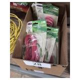 box of wrapped network cables