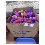box of colorful balls