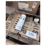 two cases of professional spray paint