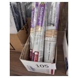 lot of window film for entry door