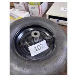 new wheelbarrow wheel