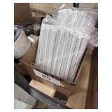 boc of individually wrapped restaurant straws