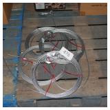 4 winch cables w hooks