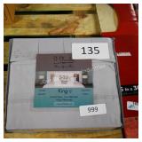KING gray sheet set