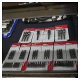 13pks asst drill bits & drives (display)