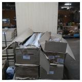 skid of self light fixtures