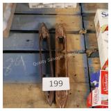 2-vintage weaving loom shuttles