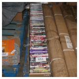 sleeve of asst DVDs