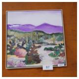 cactus picture in frame