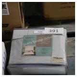 QUEEN gray sheet set
