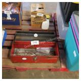 red tool box w 28 wrenches