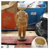 wooden boy statue