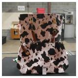 2pc lg cow print pocketbook (display)
