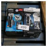 2 electric shavers