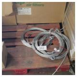 4 winch cables w hooks