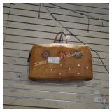 daisy vintage luggage bag