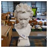 bust sculpture of beethoven