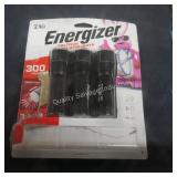 3 energizer flashlights (display)