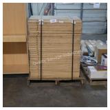 skid of wooden panels