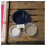 3 pet bowls