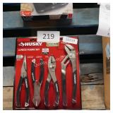4pc husky pliers set