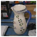tall water vase (chipped)