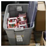 tote of 26 christmas ribbon