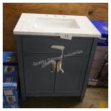 30" vanity w top (broken bowl)